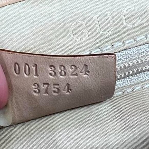 Vintage Gucci by Tom Ford pink canvas Jackie flap shoulder bag - Picture 8 of 8